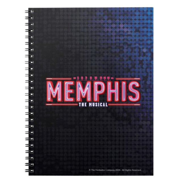 MEMPHIS - The Musical Logo Spiral Notebook (Front)