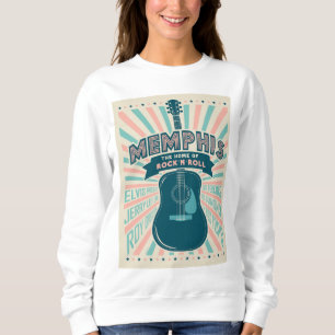 Memphis, TN: Guitar Series   Rock-N-Roll Sweatshirt