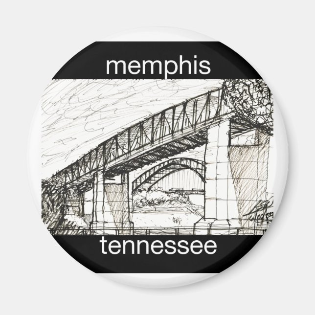 Memphis,TN: Magnet (Front)