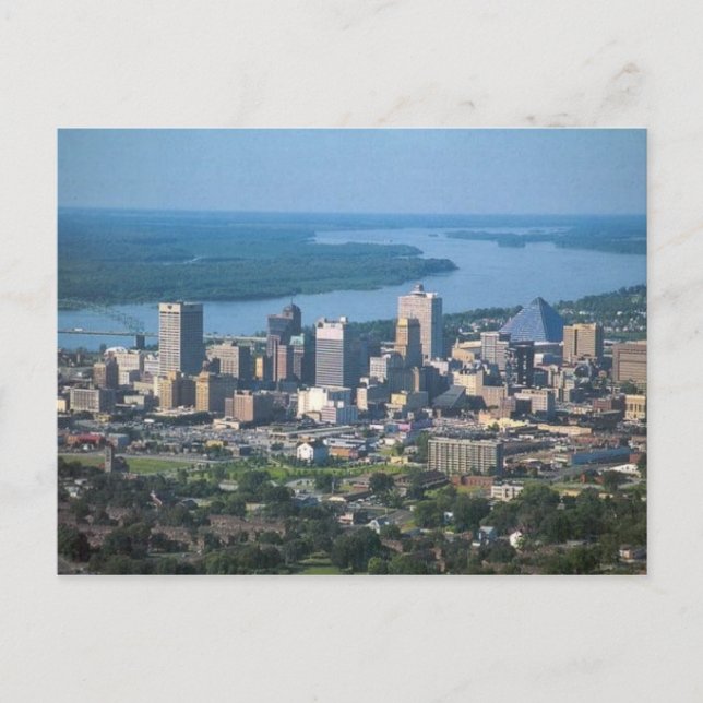 Memphis, TN Skyline Postcard (Front)