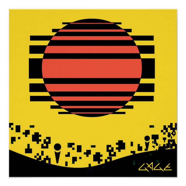 Memphis Tossed Bits Poster (Front)