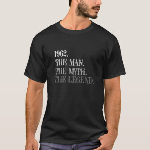Men 60 Year Old Birthday Gifts - Funny 1962 Birthd T-Shirt