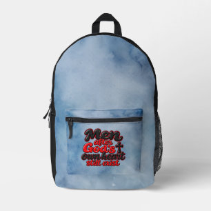 Men after God’s own heart still exist Printed Backpack