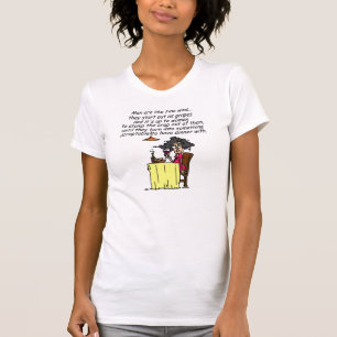 Men and FIne Wine Humour T-Shirt