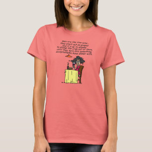 Men and FIne Wine Humour T-Shirt