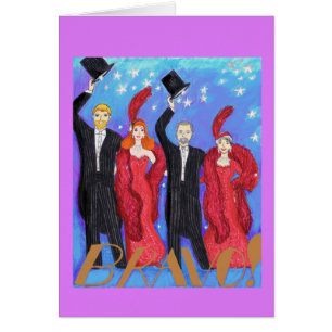 Men and Women Bow on Stage After Show