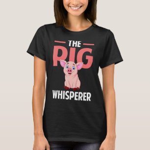 Men and Women Hog Farmer Pig Whisperer T-Shirt