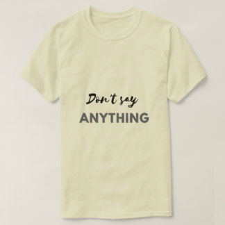 Men and women text t-shirt