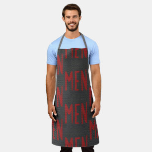 Men apron grey