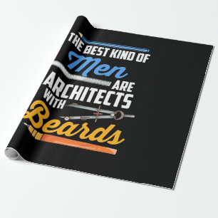 Men Architects With Beards Wrapping Paper