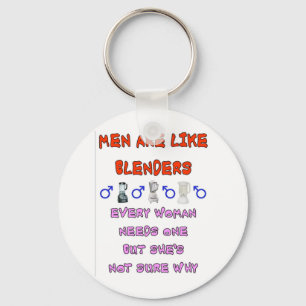 MEN ARE LIKE BLENDERS KEY RING