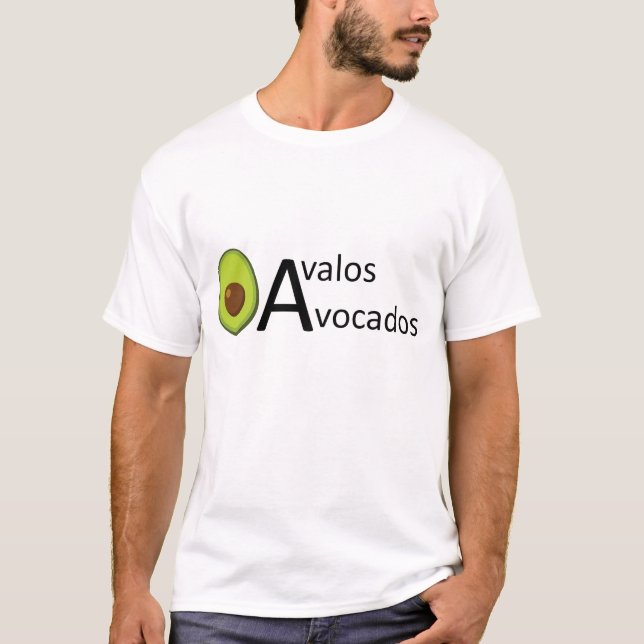 men Avalos Avocado T-shirt (Front)