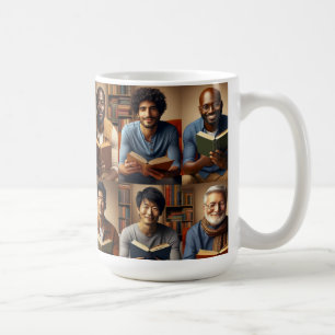 Men & Book Clubs Coffee Mug
