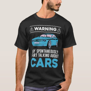 Men Boys Teens  Car Cars Engineer Mechanic T-Shirt