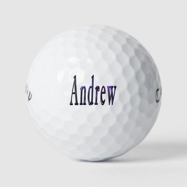 Men Called Andrew, Golf Balls (Front)