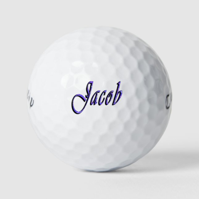 Men Called Jacob, Golf Balls (Front)