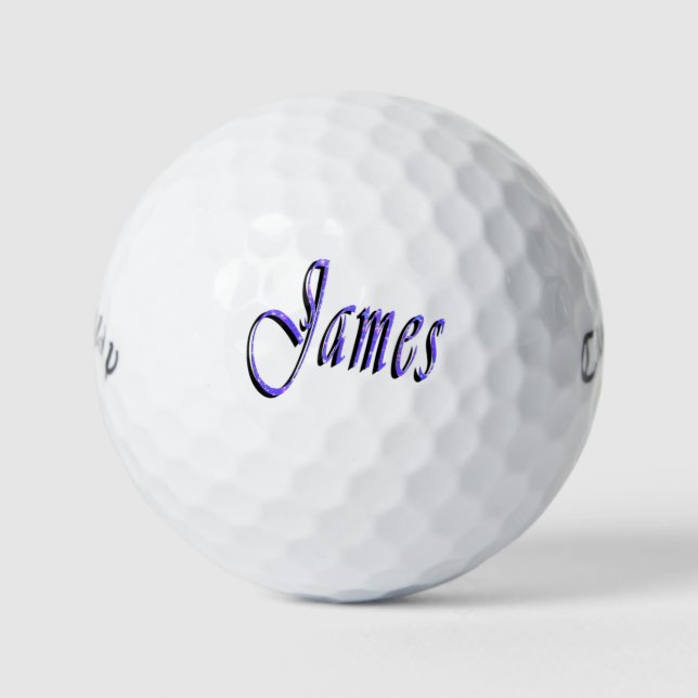 Men Called James, Golf Balls (Front)
