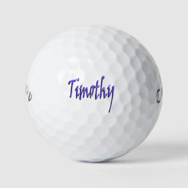 Men Called Timothy, Golf Balls (Front)