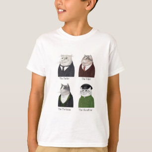 MEN CATS Boys' Basic T-Shirt