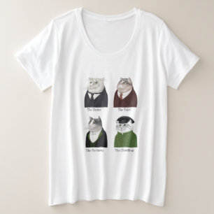 MEN CATS Women's Plus Size T-Shirt