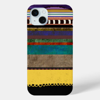 Men collection grungy RUPYDETEQUILA block colours iPhone 15 Mini Case