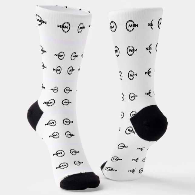 men crew socks (Angled)