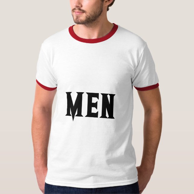 Men Custom Text Kelly Black Men's Basic Ringer  T-Shirt (Front)