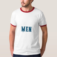Men Custom Text Ocean Blue Colour Mens Basic Ringe