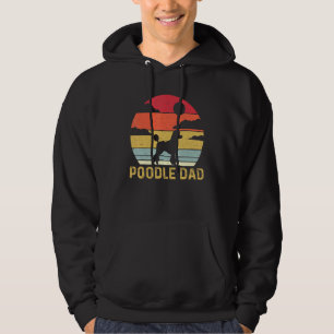 Men Cute Poodle Dad Poodle Dog Hoodie