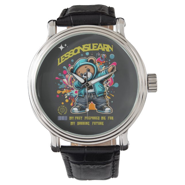 MEN DABBING FUTURE LESSONS LEARN EWATCH  WATCH (Front)