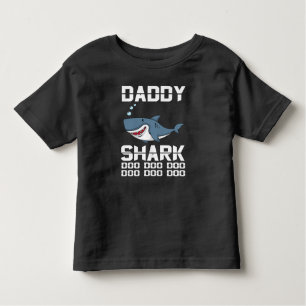 Men Daddy Shark T-Shirt Doo Doo The Shark Family