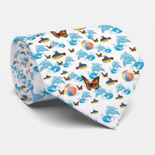 Men Designer Dolphins Tie