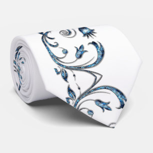 Men Designer Ties Blue