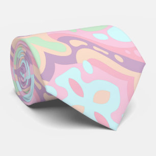 Men Designer Ties Happy Colorful Pastel