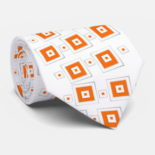 Men Designer Ties Orange