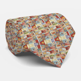 Men Designer Vintage Sewing Tie