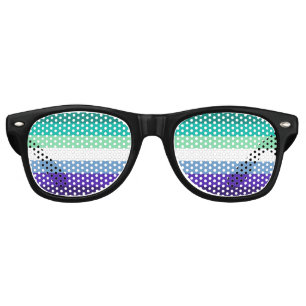 Men for Men Pride Flag Sunglasses