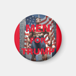 MEN FOR TRUMP MAGNET