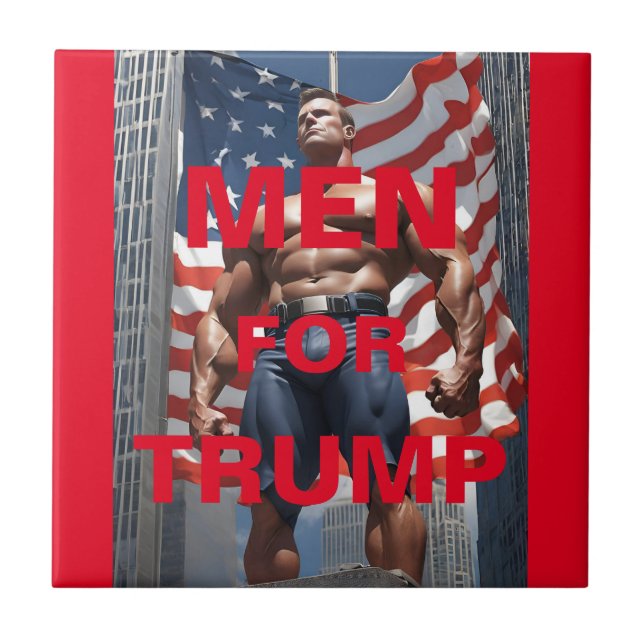 MEN FOR TRUMP TILE (Front)