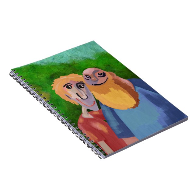 Men Friends, Lovers, Brothers, Pals Selfie Notebook (Right Side)