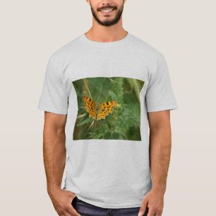 Men Grey Butterfly T-Shirt