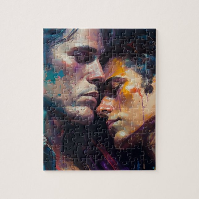 Men in Love Jigsaw Puzzle (Vertical)