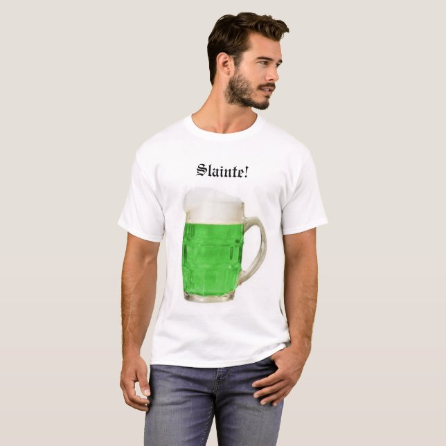 Men Irish Beer T-shirt (Front Full)