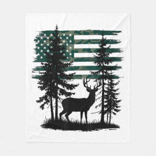 Men Kids Boys Hunting Shirt Deer Hunters Toddler C Fleece Blanket
