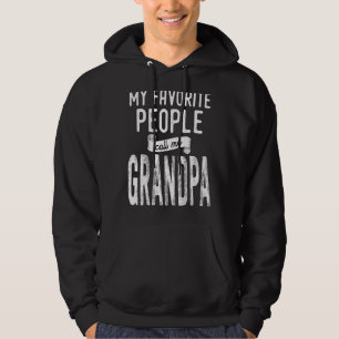 Men My Favourite People Call Me Grandpa Hoodie