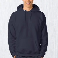 Men Navy Blue Fashion Hoodie / Customise
