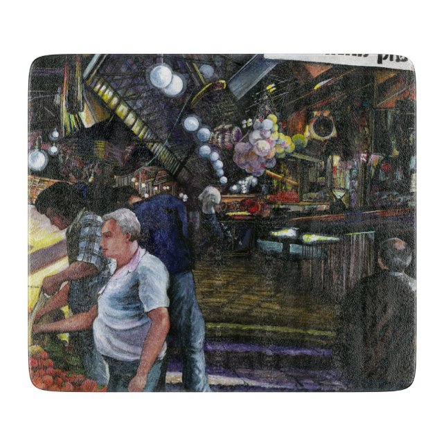 Men of Commerce, Jerusalem Cutting Board (Front)