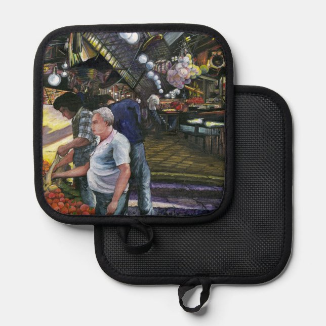 Men of Commerce, Jerusalem Pot Holder (Front/Back)