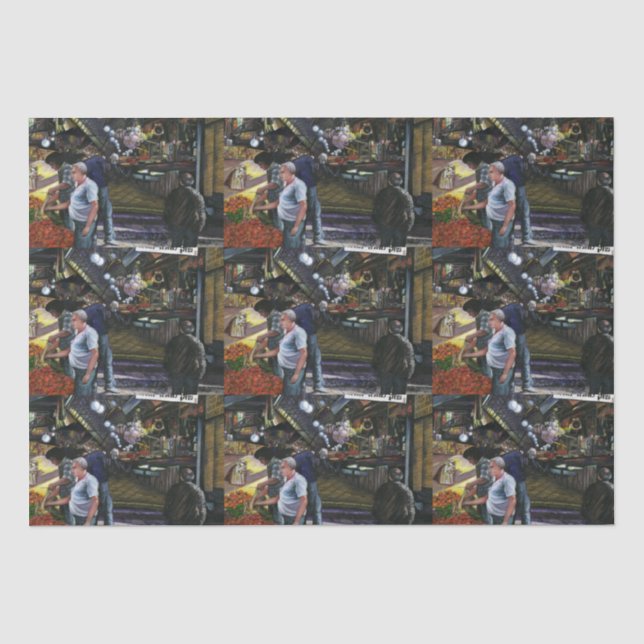 Men of Commerce, Jerusalem Tissue Paper (Front)