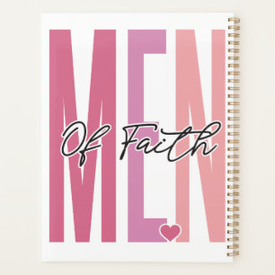 Men of faith positive inspirational motivation planner